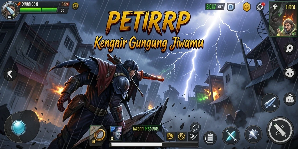 Screenshot gameplay <strong>PETIRRP</strong> dengan suasana horror yang mendebarkan.