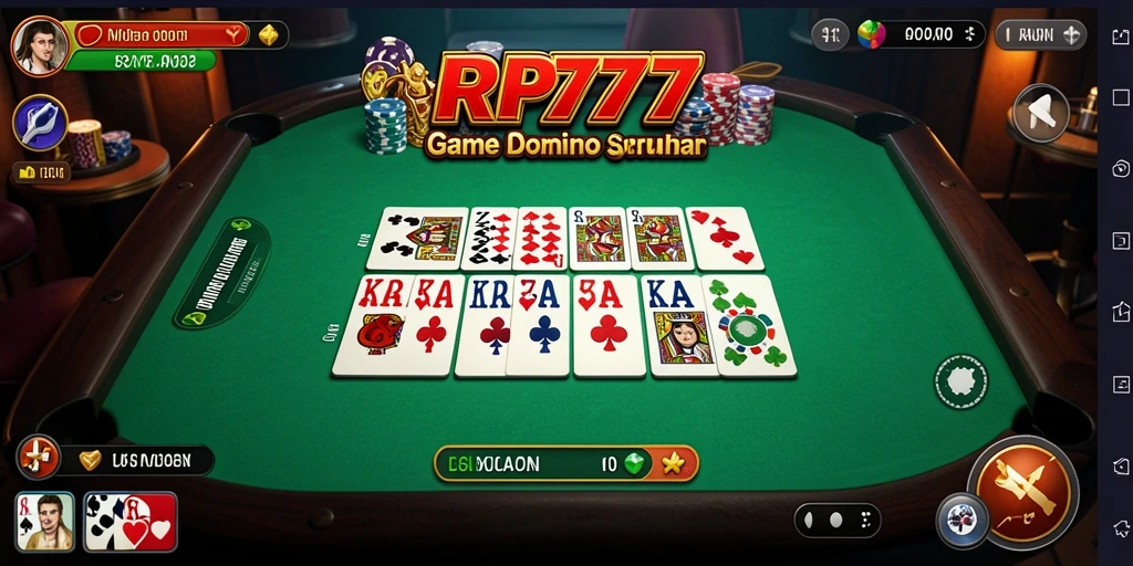 Tampilan gameplay RR777 yang seru dan menantang di game Domino.