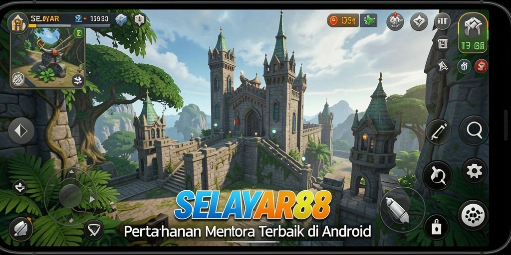Tampilkan aksi seru dari gameplay Tower Defense di SELAYAR88.