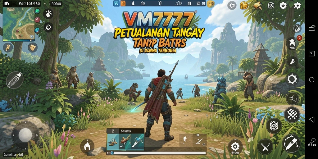 Tampilan gameplay menakjubkan dari dunia terbuka di VM777.