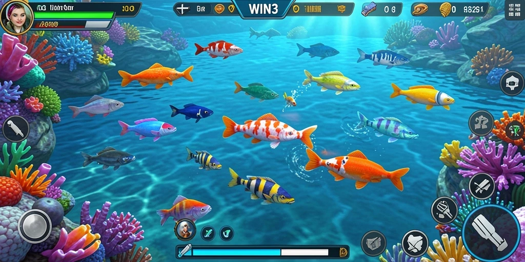 Tampilan menakjubkan dalam gameplay Tembak Ikan WIN33.