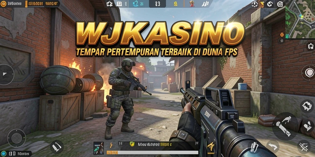 Gameplay intens WJKASINO dengan aksi tembak-menembak penuh strategi.